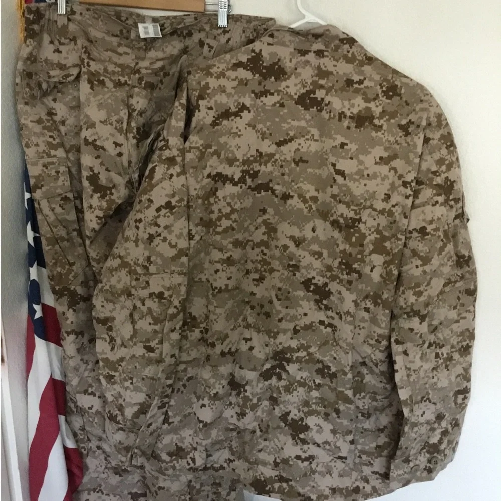 US navy nwu type ii desert digital combat set size extra large long new with tag